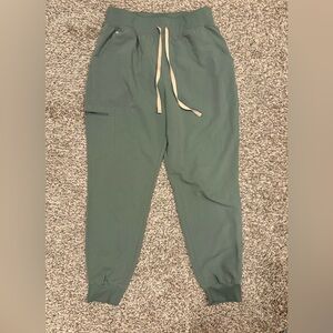 FIGS Scrubs - High Waisted Zamora Jogger - Moss L